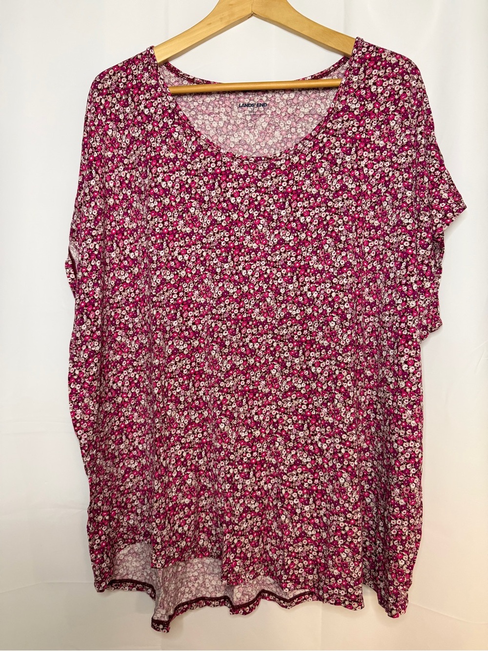 Lands’ End short sleeve T shirt women’s plus size 3X